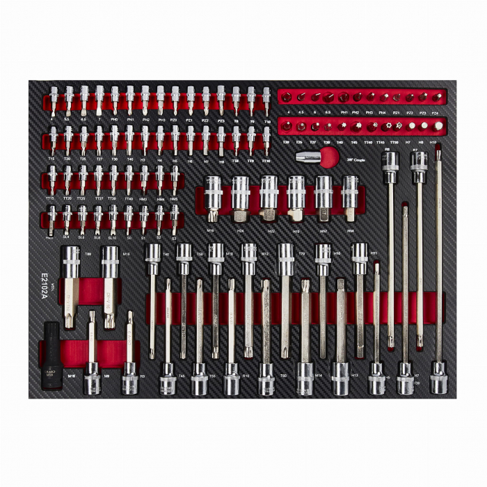 Dulap scule profesional atelier 7 sertare  echipat 299 piese (KD1068) [3]