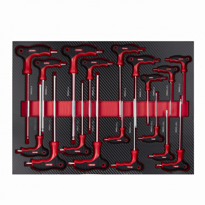 Dulap scule profesional atelier 7 sertare  echipat 299 piese (KD1068) [12]