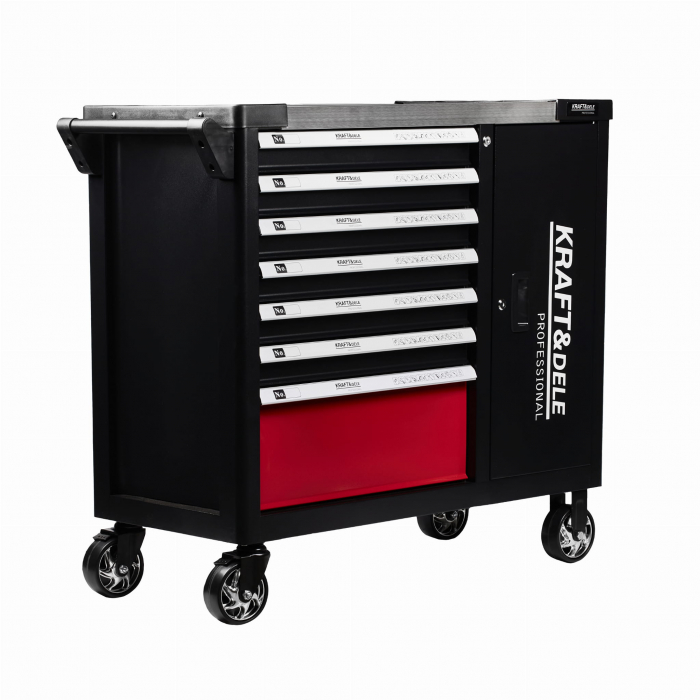 Dulap scule profesional atelier 7 sertare  echipat 299 piese (KD1068) [9]