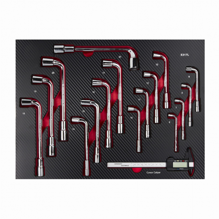 Dulap scule profesional atelier 7 sertare  echipat 299 piese (KD1068) [5]