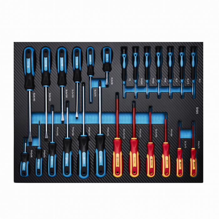 Dulap scule profesional atelier 7 sertare, echipat 309 piese (KD1069) [5]