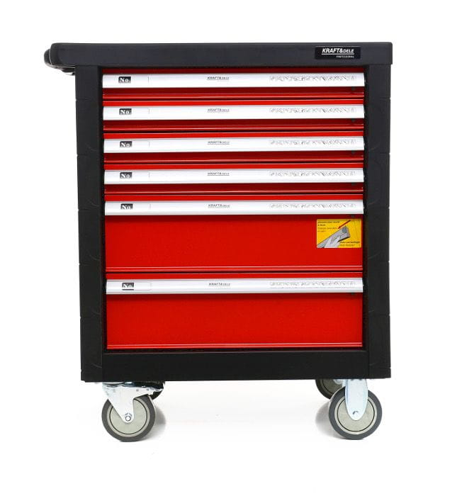 Dulap scule profesional atelier pe roti 6 sertare  263 piese (KD361) [10]