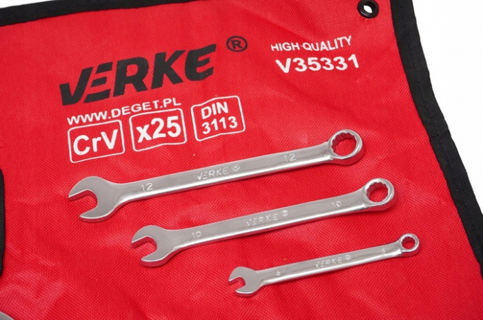 Set 25 chei fixe combinate 6-32mm 25bucati piese Chrome-Vanadium Cr-V (V35331) [6]