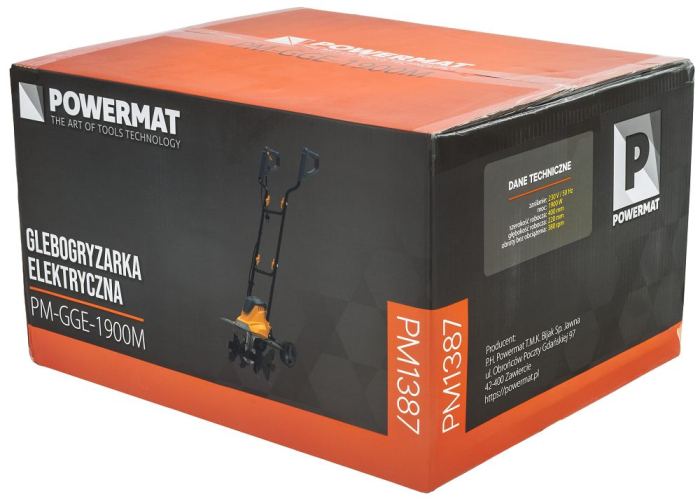 Electrocultor 1900W latime 400mm cultivator electric PM1387 (PM-GGE-1900M) [14]