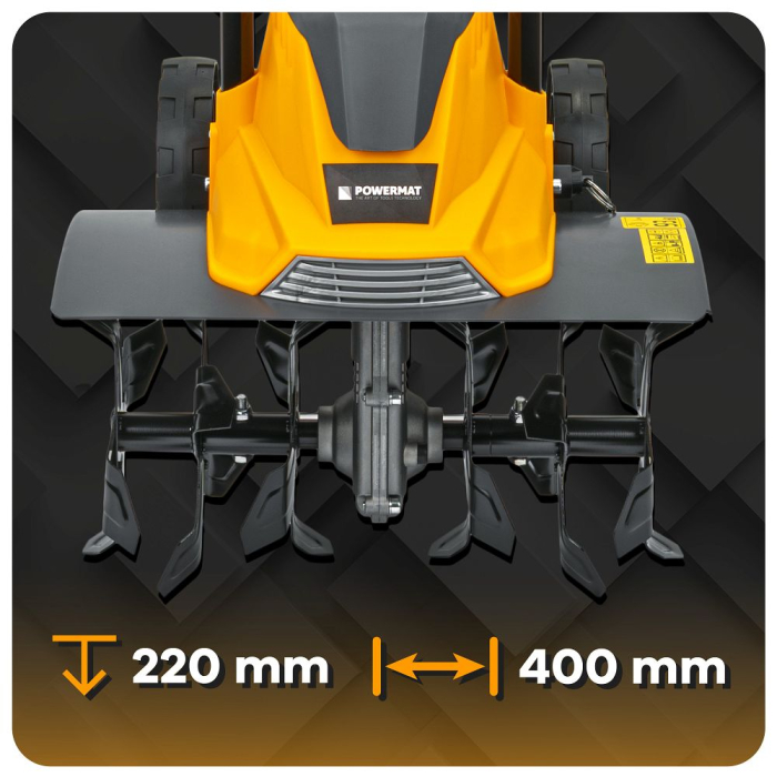 Electrocultor 1900W latime 400mm cultivator electric PM1387 (PM-GGE-1900M) [16]