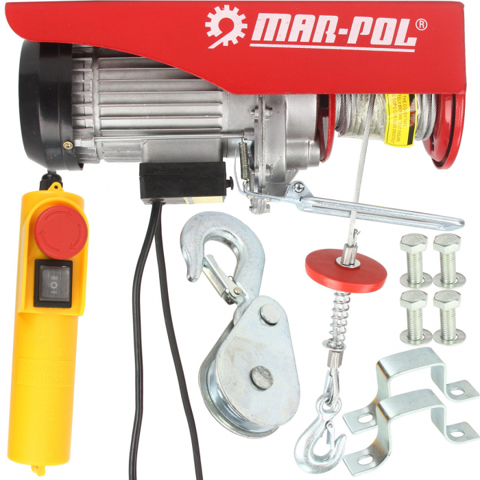 Electropalan troliu electric macara 800kg 1300W (M80791) [1]