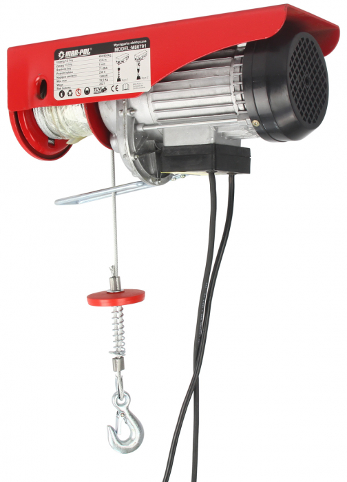 Electropalan troliu electric macara 800kg 1300W (M80791) [4]