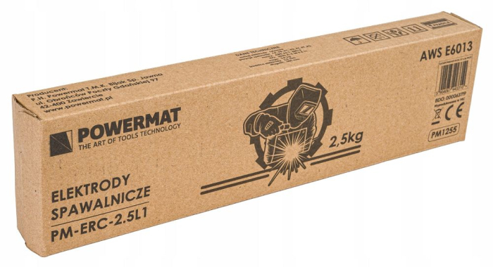 Electrozi sudura rutil 2.5mm 2.5kg E6013 300mm aplicare universala otel carbon (PM-ERC-2.5L1) [6]