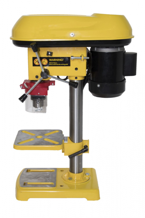 Aparat, masina de gaurit, bormasina fixa 550W 16mm 9 viteze de banc coloana verticala (PC8594) [2]