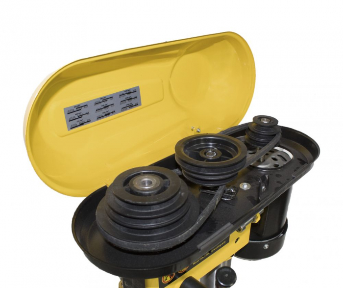 Aparat, masina de gaurit, bormasina fixa 550W 16mm 9 viteze de banc coloana verticala (PC8594) [3]