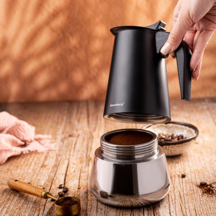 Espressor moka 12 cesti din otel inoxidabil  (KB-7847) [15]