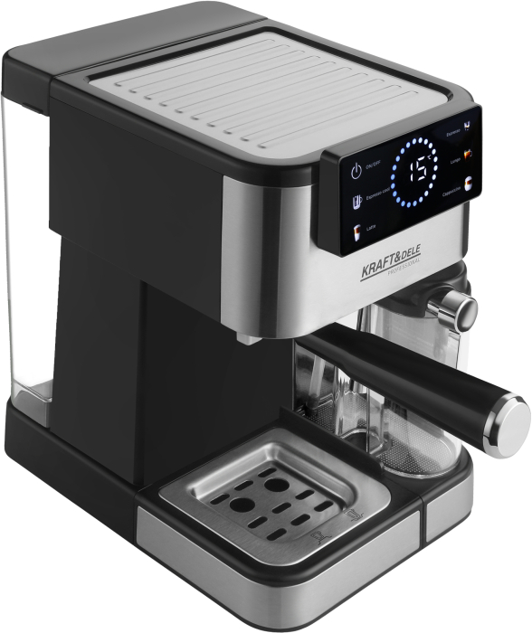 Espressor manual 1500W 20 bar cu PID afisaj LCD si spumare lapte (KD4292) [2]