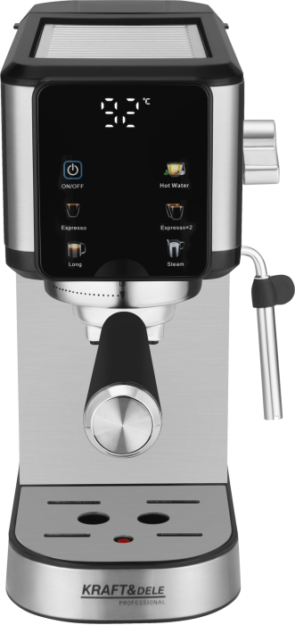 Espressor manual 20 bar 1500W cu panou tactil si afisaj LED pentru espresso cappuccino si latte (KD4290) [3]