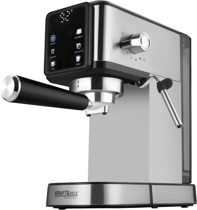 Espressor manual 20 bar 1500W cu panou tactil si afisaj LED pentru espresso cappuccino si latte (KD4290) [8]