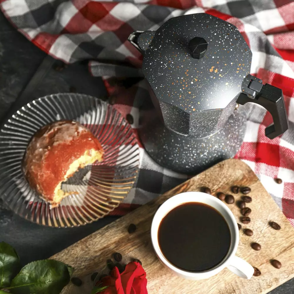 Espressor moka marmura gri 12 cesti (KB-7298) [7]