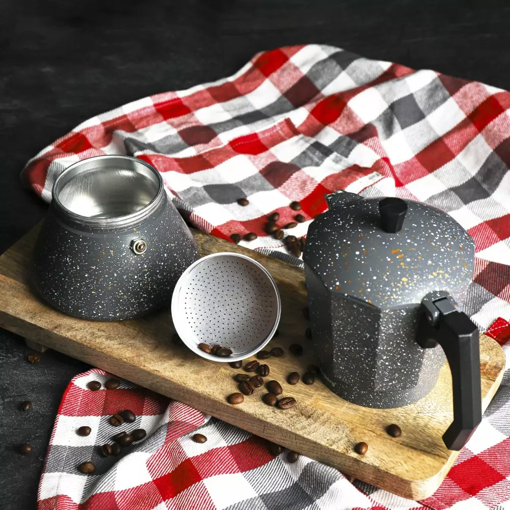 Espressor moka marmura gri 12 cesti (KB-7298) [8]