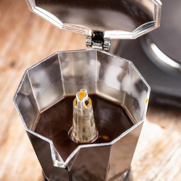 Espressor moka aluminiu negru, 12 cesti (KH-1885) [13]