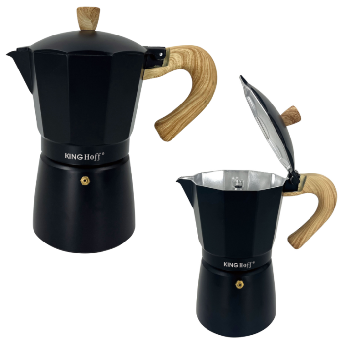 Espressor moka din aluminiu, capacitate 6 cesti (KH-1886) [3]