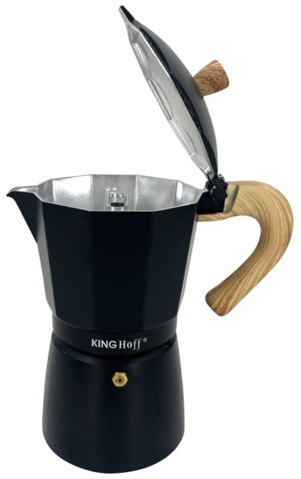 Espressor moka din aluminiu, capacitate 6 cesti (KH-1886) [2]