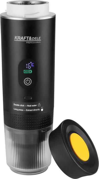 Espressor portabil 3in1 20bar 125W afisaj LED USB pentru cafea macinata si capsule (KD4285) [6]