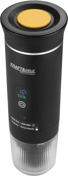Espressor portabil 3in1 20bar 125W afisaj LED USB pentru cafea macinata si capsule (KD4285) [5]