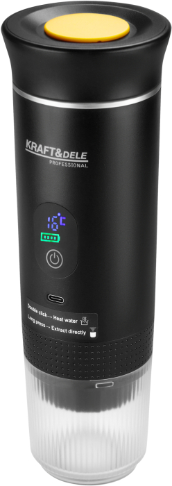 Espressor portabil 3in1 20bar 125W afisaj LED USB pentru cafea macinata si capsule (KD4285) [8]