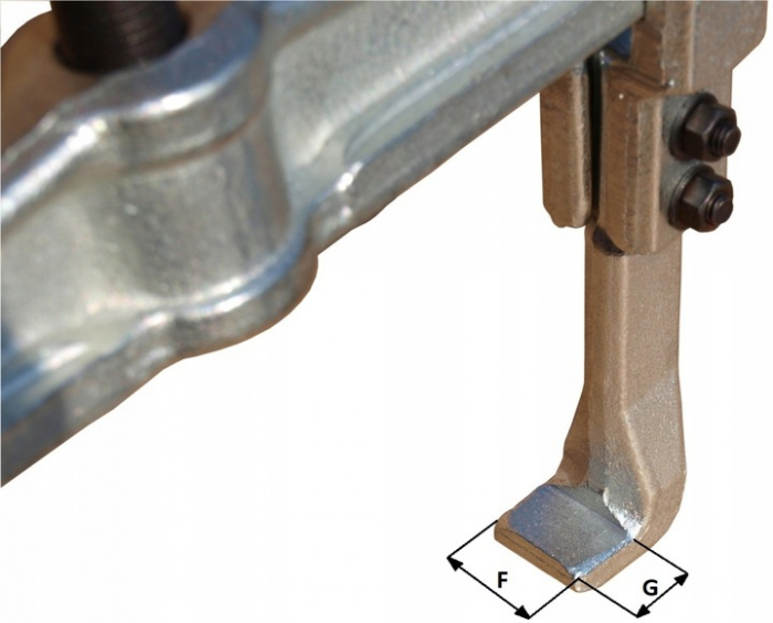 Extractor presa rulmenti cu filet 2 brate interior exterior latime reglabila 0-180mm (MTCXD-1028-3) [2]