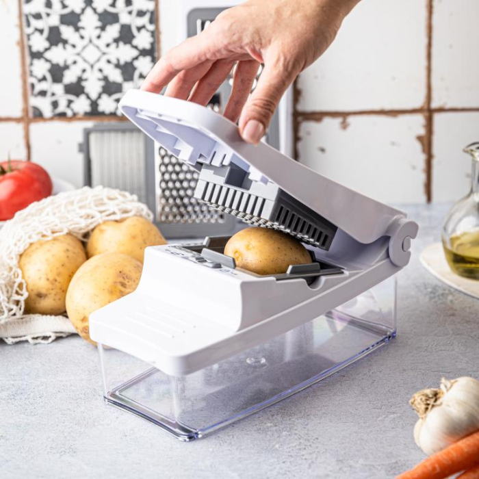 Feliator manual pentru legume si razatoare multifunctionala cu accesorii interschimbabile (KH-1873-1) [9]