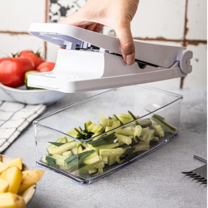 Feliator manual pentru legume si razatoare multifunctionala cu accesorii interschimbabile (KH-1873-1) [33]