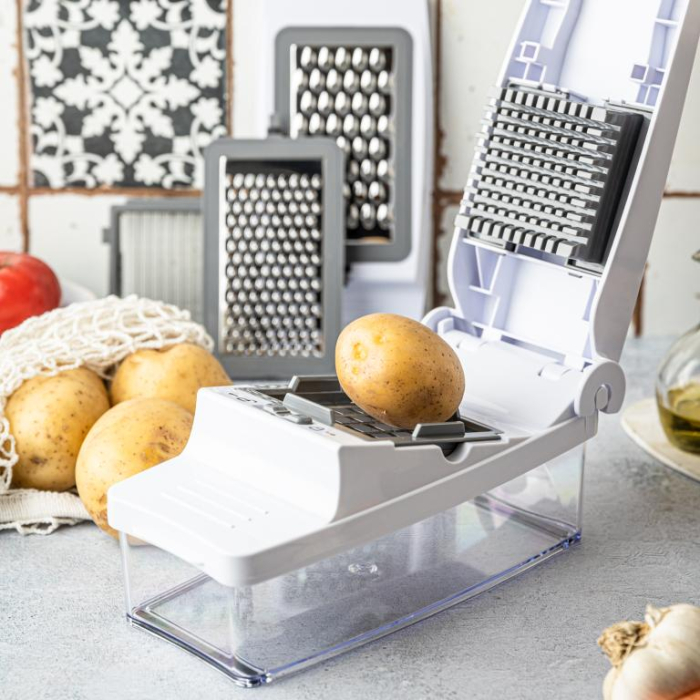 Feliator manual pentru legume si razatoare multifunctionala cu accesorii interschimbabile (KH-1873-1) [31]