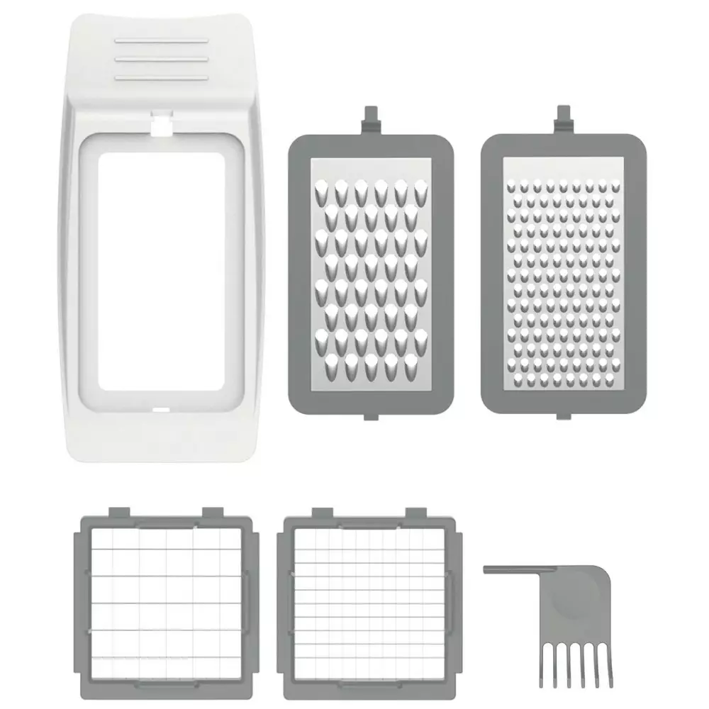 Feliator si razatoare manuala pentru legume cu accesorii interschimbabile (KH-1873) [2]