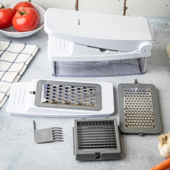 Feliator manual pentru legume si razatoare multifunctionala cu accesorii interschimbabile (KH-1873-1) [2]