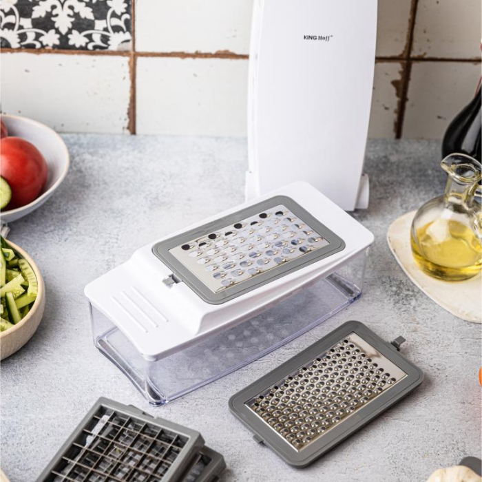 Feliator manual pentru legume si razatoare multifunctionala cu accesorii interschimbabile (KH-1873-1) [27]