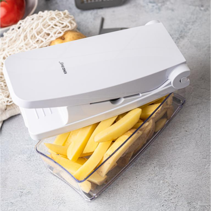 Feliator manual pentru legume si razatoare multifunctionala cu accesorii interschimbabile (KH-1873-1) [29]