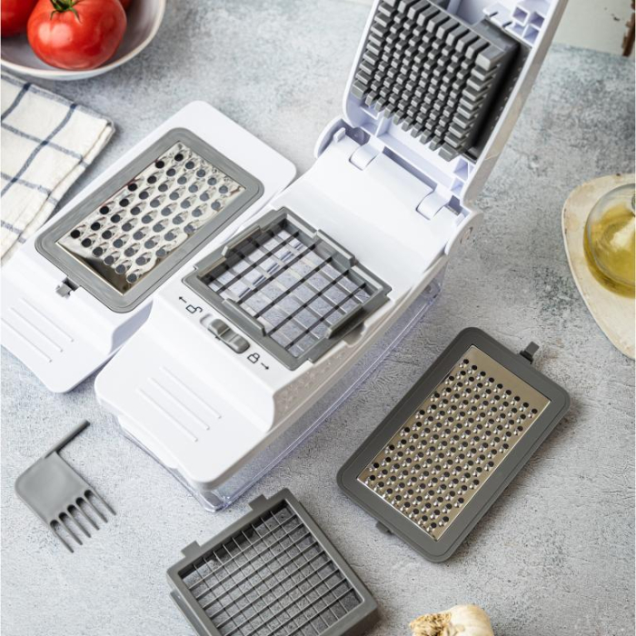 Feliator manual pentru legume si razatoare multifunctionala cu accesorii interschimbabile (KH-1873-1) [32]