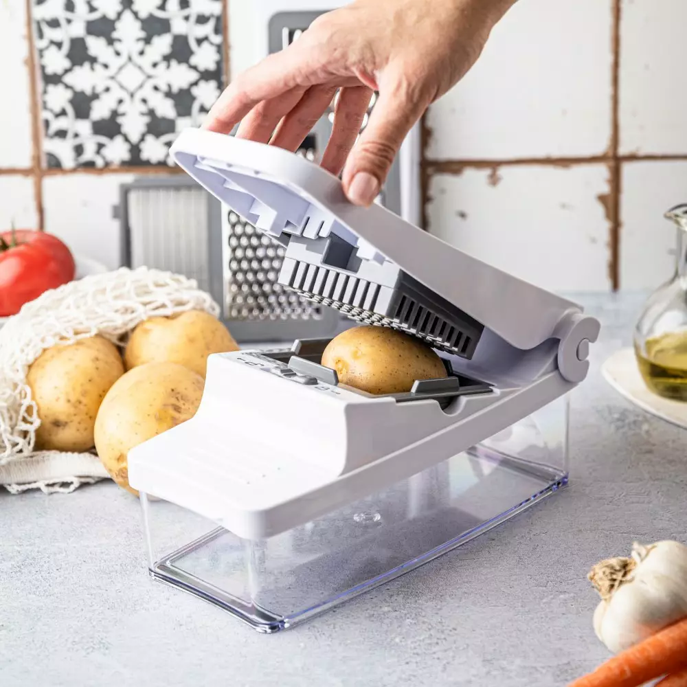 Feliator manual pentru legume si razatoare multifunctionala cu accesorii interschimbabile (KH-1873-1) [15]