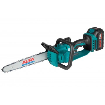 Ferastrau cu lant pe acumulator 12" 21V 4.0Ah, 2 acumulatori, 2 sine, 2 lanturi (ALCRH-21BL) [4]