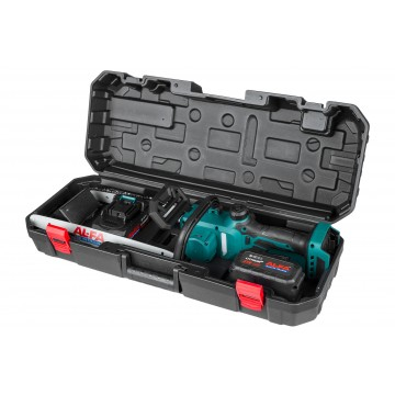 Ferastrau cu lant pe acumulator 12" 21V 4.0Ah, 2 acumulatori, 2 sine, 2 lanturi (ALCRH-21BL) [13]