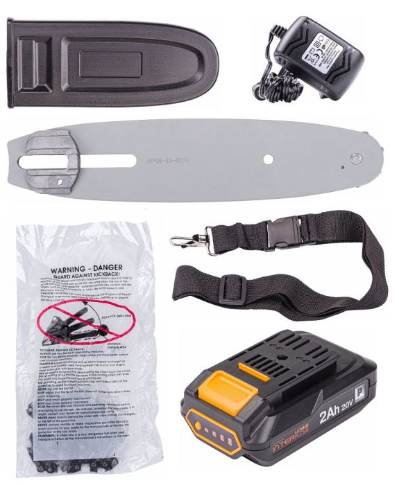 Ferastrau cu lant telescopic (emondor) cu acumulator 20V, 2Ah, lungime 172-240 cm, PM0744 (PM-APW-20C) [23]