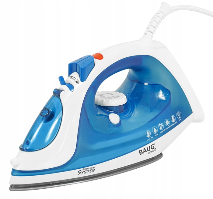 Fier calcat 2200W abur autocuratare talpa otel inoxidabil 22.5x12cm (B8100) [10]