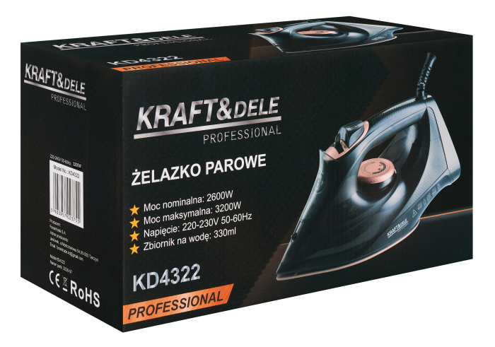 Fier de calcat cu abur 3200 W, rezervor 330 ml (KD4322) [16]