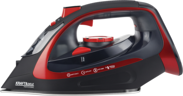 Fier de calcat fara fir 2600W, talpa ceramica, rezervor 450 ml, functie abur vertical (KD4320) [7]