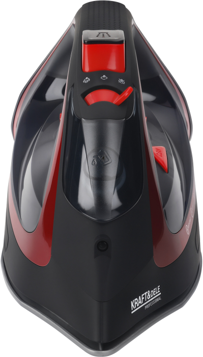 Fier de calcat fara fir 2600W, talpa ceramica, rezervor 450 ml, functie abur vertical (KD4320) [9]
