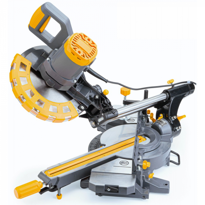 Fierastrau circular debitat lemn 2400W 2 panze 255mm debitator glisare (PM0875) [7]