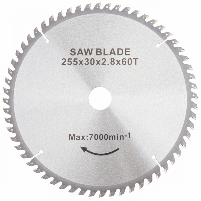 Fierastrau circular debitat lemn 2400W 2 panze 255mm debitator glisare (PM0875) [18]