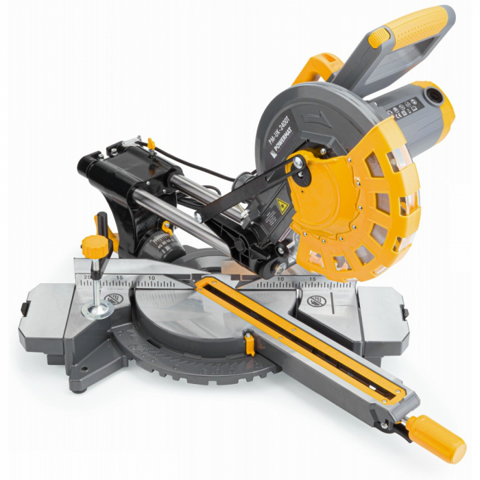 Fierastrau circular debitat lemn 2400W 2 panze 255mm debitator glisare (PM0875) [6]