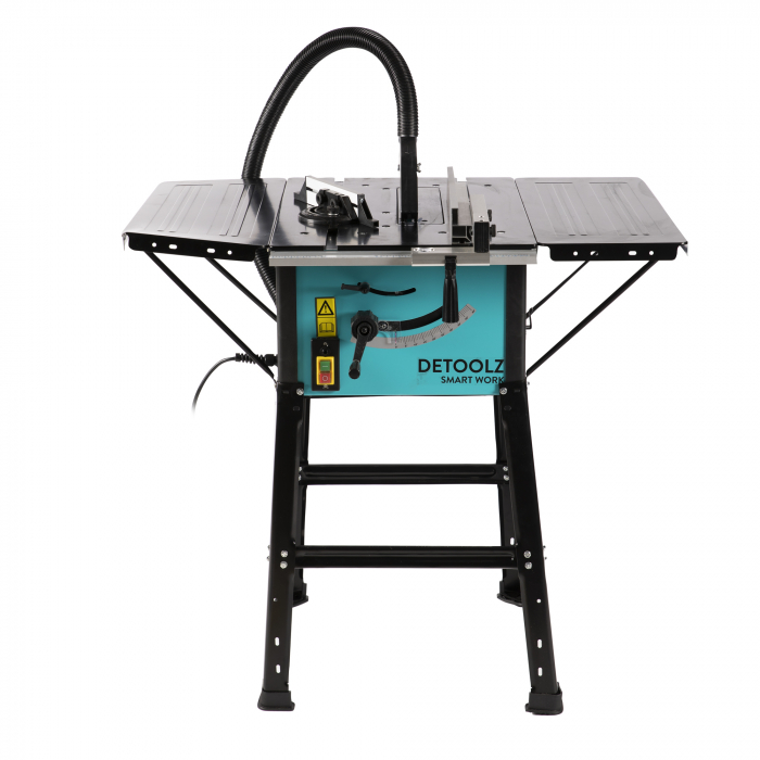 Fierastrau circular lemn cu masa 1800W inclinare reglabila unghi stationar banc picioare (DZ-C236) [6]