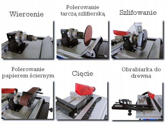 Fierastrau circular lemn cu masa 2500W multifunctional 6 in 1 strung polizor slefuitor (BP-4786) [14]