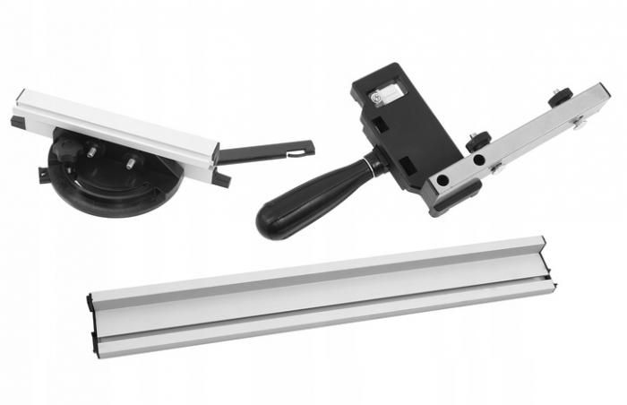 Fierastrau circular lemn cu masa 2600W + 5 PANZE inclinare reglabila unghi stationar banc (B4131) [4]