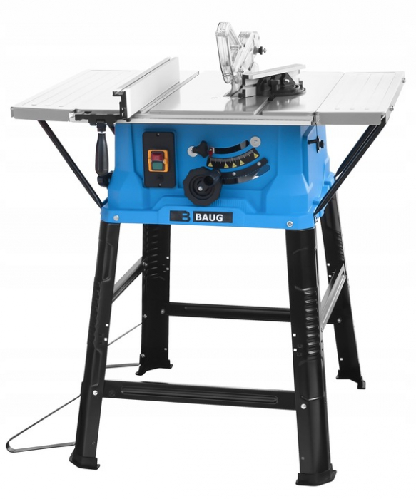 Fierastrau circular lemn cu masa 2600W + 5 PANZE inclinare reglabila unghi stationar banc (B4131) [6]